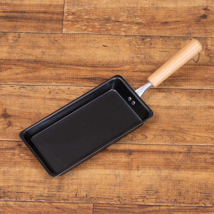 フライパン鉄製玉子焼き器9×17.5cm鉄炎の技IH対応