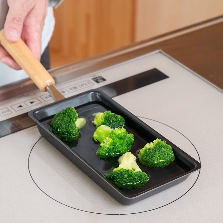 フライパン鉄製玉子焼き器9×17.5cm鉄炎の技IH対応