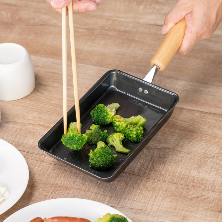 フライパン鉄製玉子焼き器11.5×17cm鉄炎の技IH対応