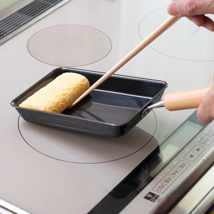 フライパン鉄製玉子焼き器11.5×17cm鉄炎の技IH対応