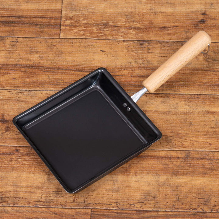 フライパン鉄製玉子焼き器16×16cm鉄炎の技IH対応