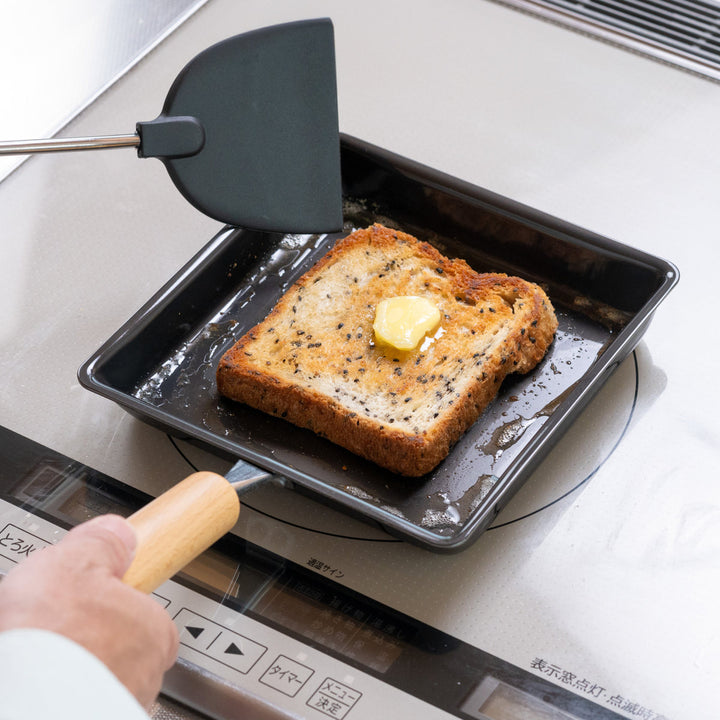 フライパン鉄製玉子焼き器16×16cm鉄炎の技IH対応