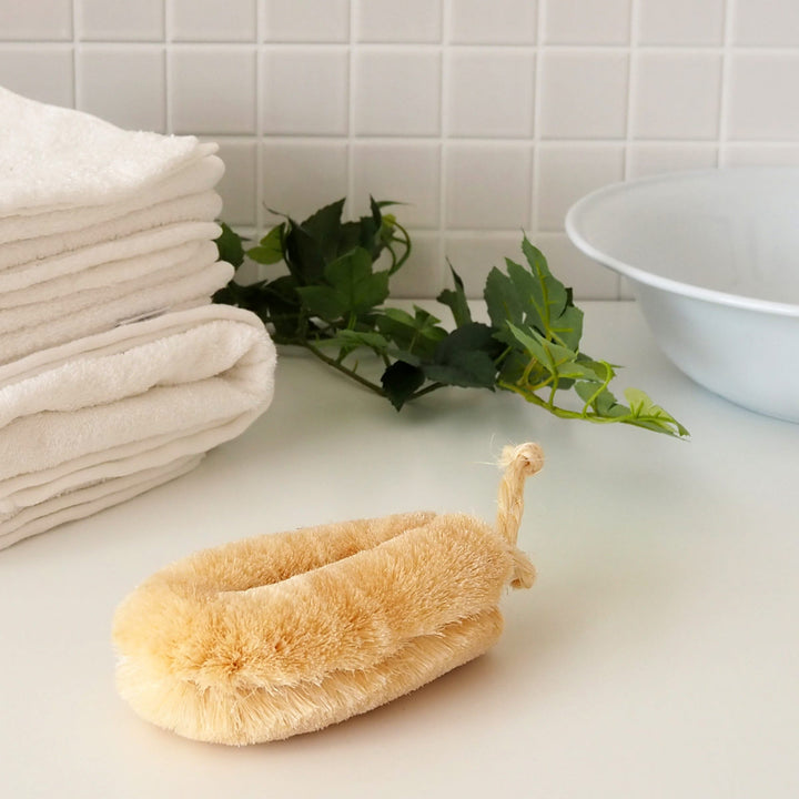 亀の子束子西尾商店ボディたわしサトオさんとてもやわらかい