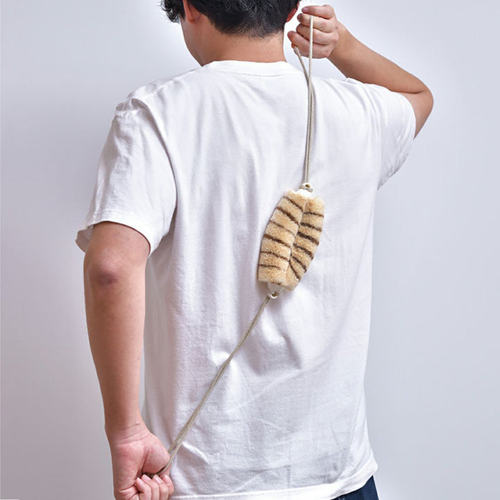 亀の子束子西尾商店ボディたわしひも付サトオさんとてもやわらかい