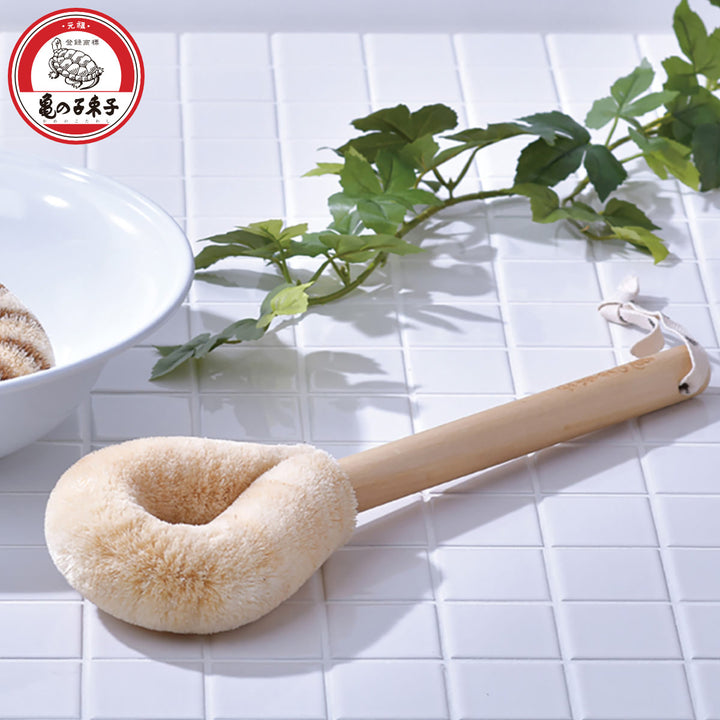 亀の子束子西尾商店ボディたわし柄付サトオさんとてもやわらかい