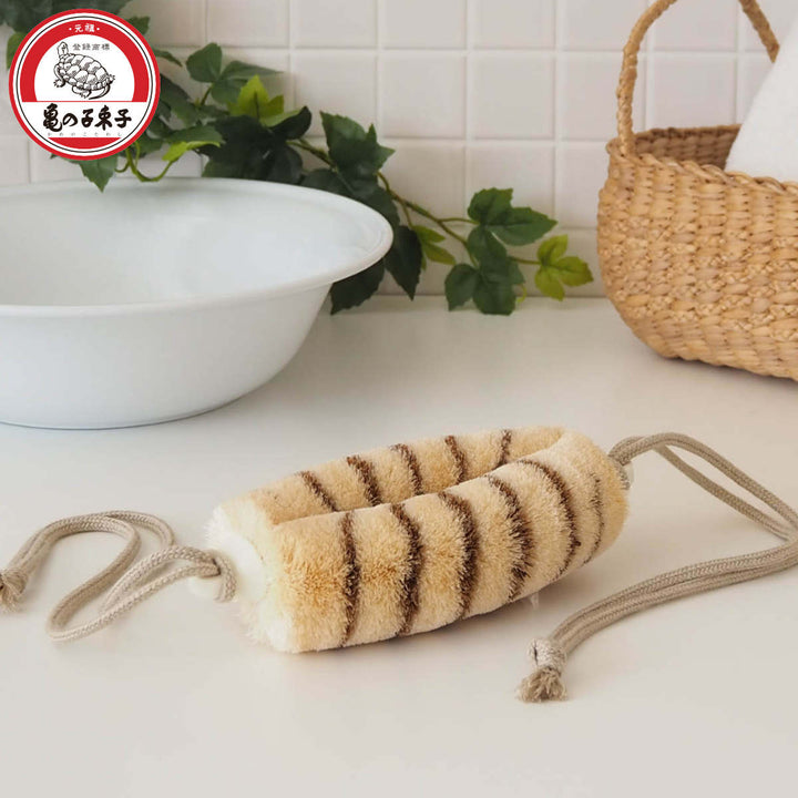 亀の子束子西尾商店ボディたわしひも付タムラさんやわらかい