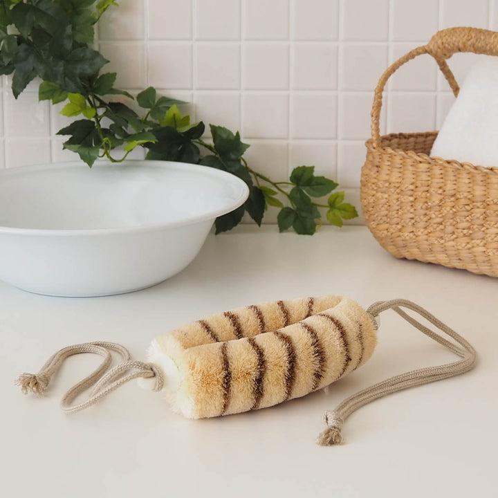 亀の子束子西尾商店ボディたわしひも付タムラさんやわらかい