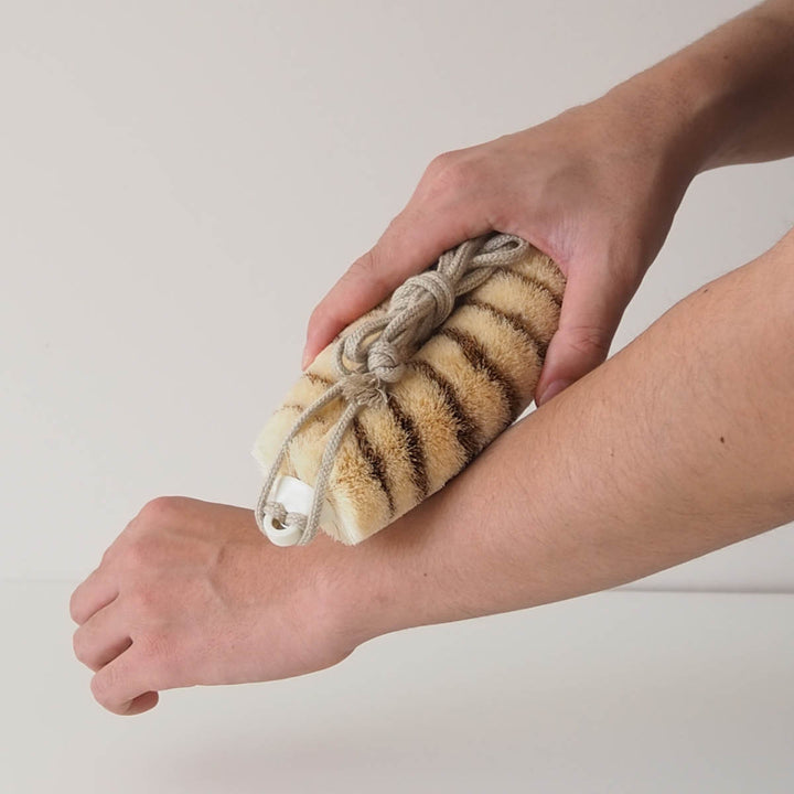 亀の子束子西尾商店ボディたわしひも付タムラさんやわらかい