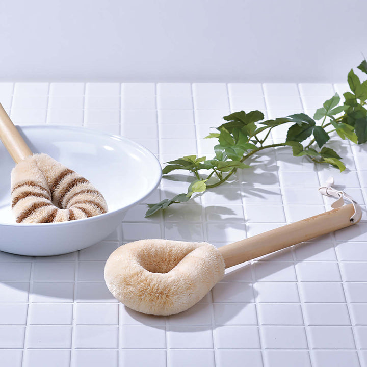 亀の子束子西尾商店ボディたわし柄付タムラさんやわらかい