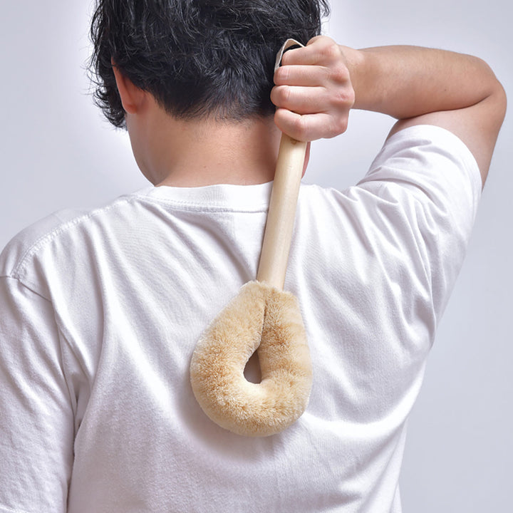 亀の子束子西尾商店ボディたわし柄付タムラさんやわらかい