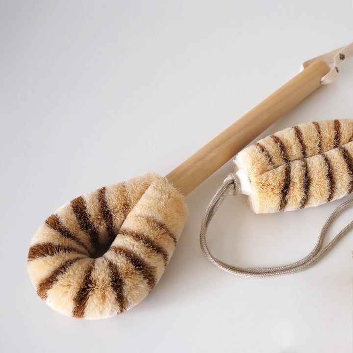 亀の子束子西尾商店ボディたわし柄付タムラさんやわらかい