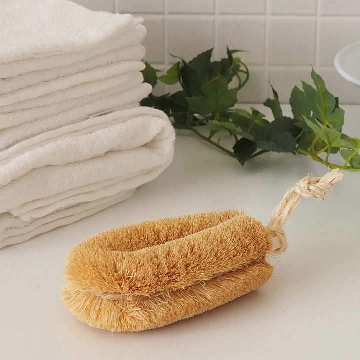 亀の子束子西尾商店ボディたわしニシオくんかため