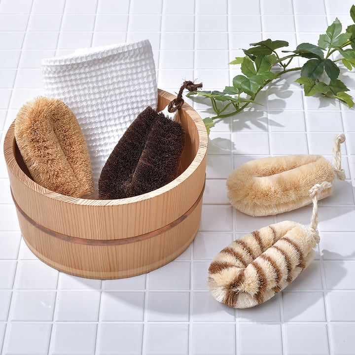 亀の子束子西尾商店ボディたわしニシオくんかため