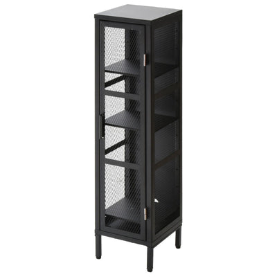 BURUCK スリムメッシュキャビネット 4段