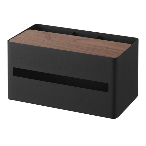 山崎実業RIN厚型対応ティッシュケース＆リモコンスタンドリン