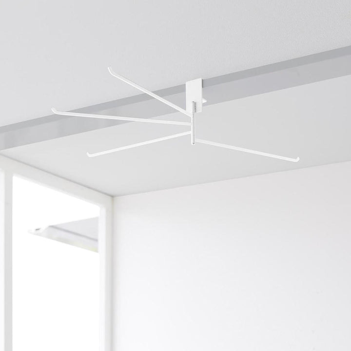 山崎実業tower360度回転できる室内物干しタオルハンガータワー