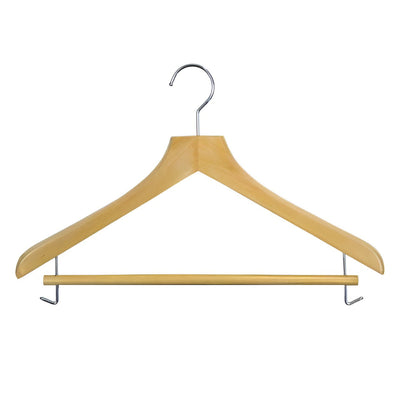 天然木製ハンガー スライドタイプ 43cm