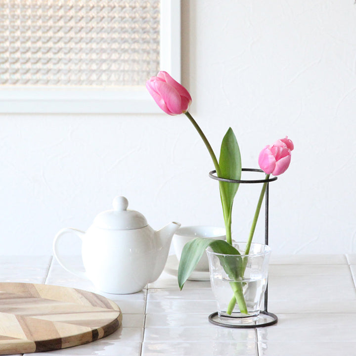 支柱ジョセフアイアンフラワーサポートワイヤースタンドSサイズ