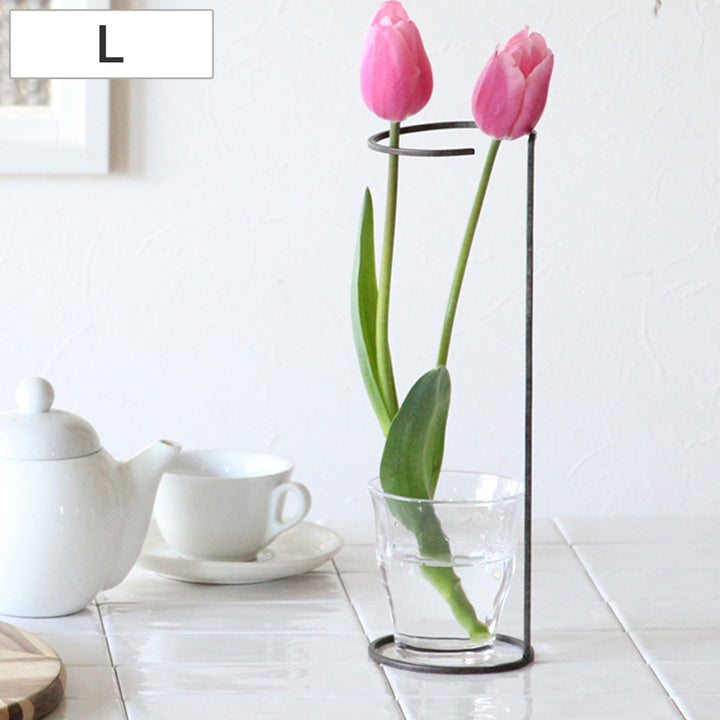 支柱ジョセフアイアンフラワーサポートワイヤースタンドLサイズ