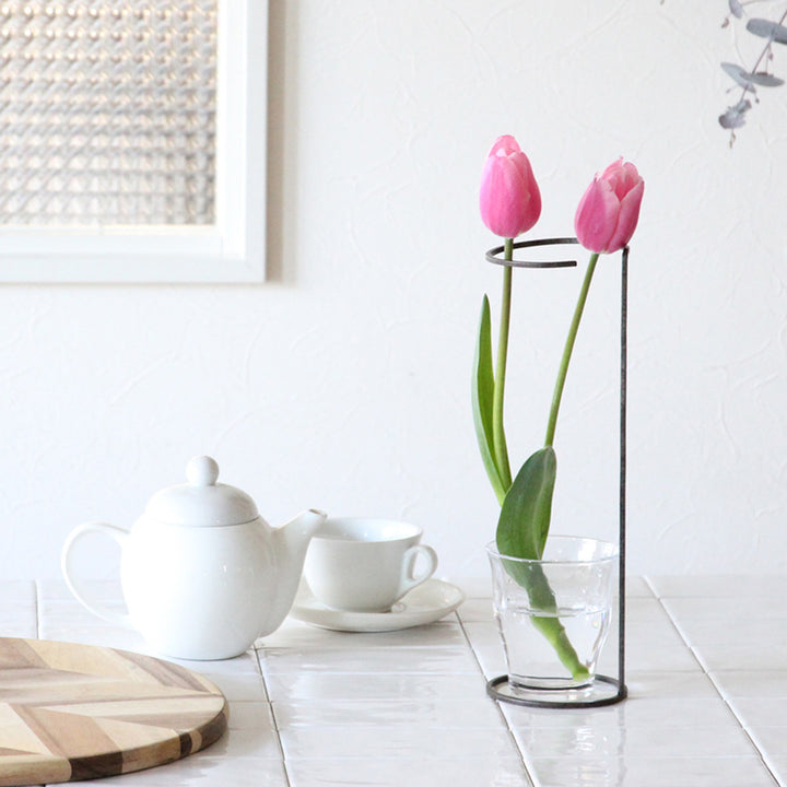 支柱ジョセフアイアンフラワーサポートワイヤースタンドLサイズ