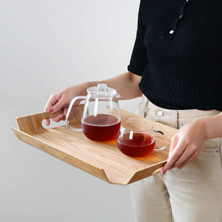 KINTOキントーノンスリップフレームハンドルトレイ445x335mmウィロー