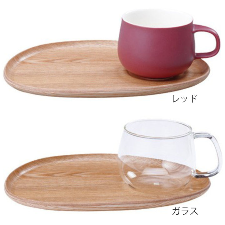 キントーランチプレート＆カップカフェランチセットFIKAフィーカ木製耐熱ガラス