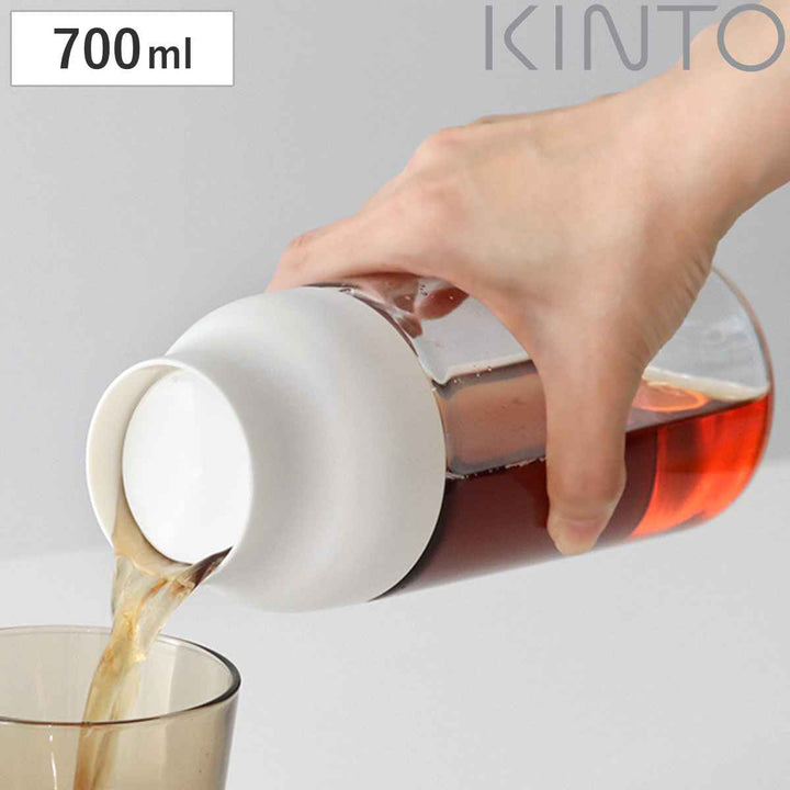 キントーKINTO冷水筒ピッチャー耐熱700mlガラスCAPSULEカプセル