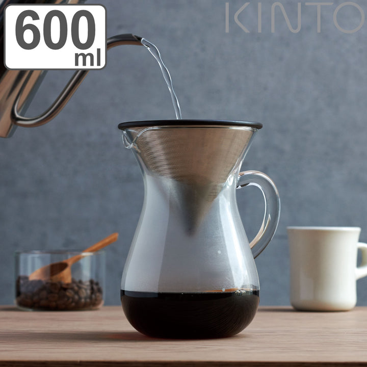 キントーコーヒーメーカー600ml4杯用カラフェセットSLOWCOFFEESTYLEスローコーヒースタイルステンレス