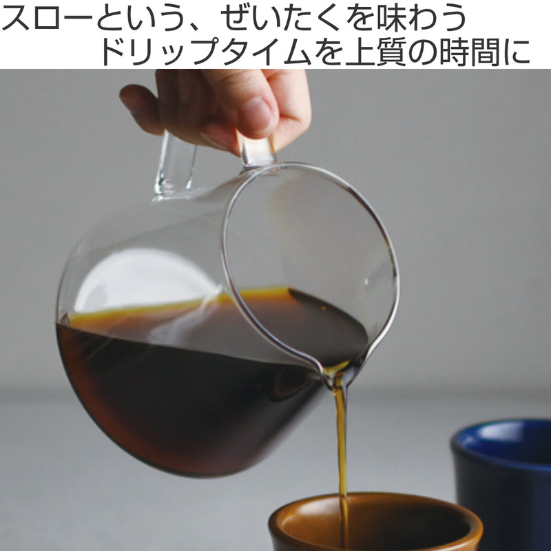 キントーコーヒーサーバー600ml4杯用コーヒージャグSLOWCOFFEESTYLEスローコーヒースタイル耐熱ガラス