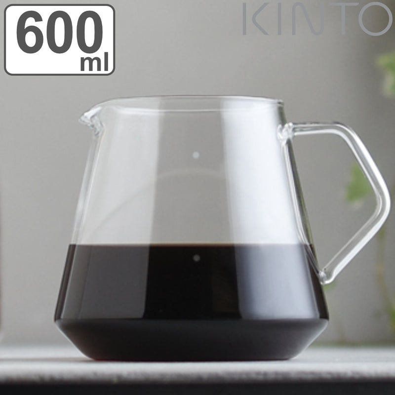 キントーコーヒーサーバー600ml4杯用コーヒージャグSLOWCOFFEESTYLEスローコーヒースタイル耐熱ガラス