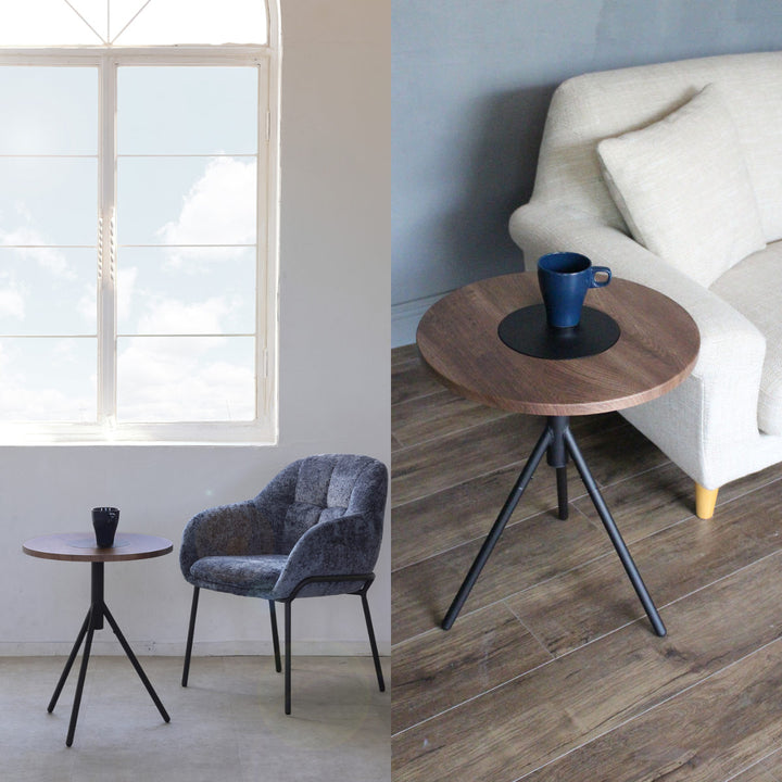 サイドテーブル高さ55.5cm円形DARTS