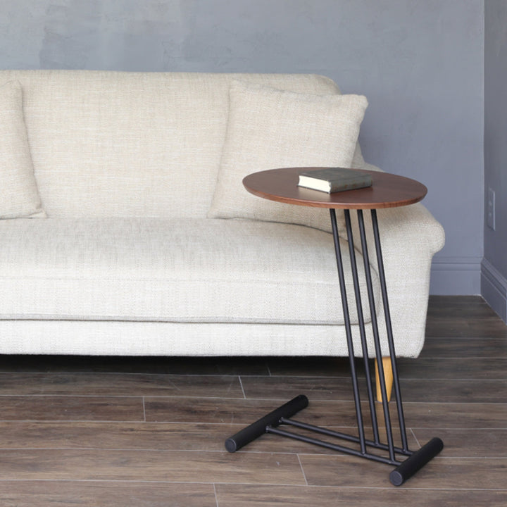 サイドテーブル高さ61.5cm円形CRANE