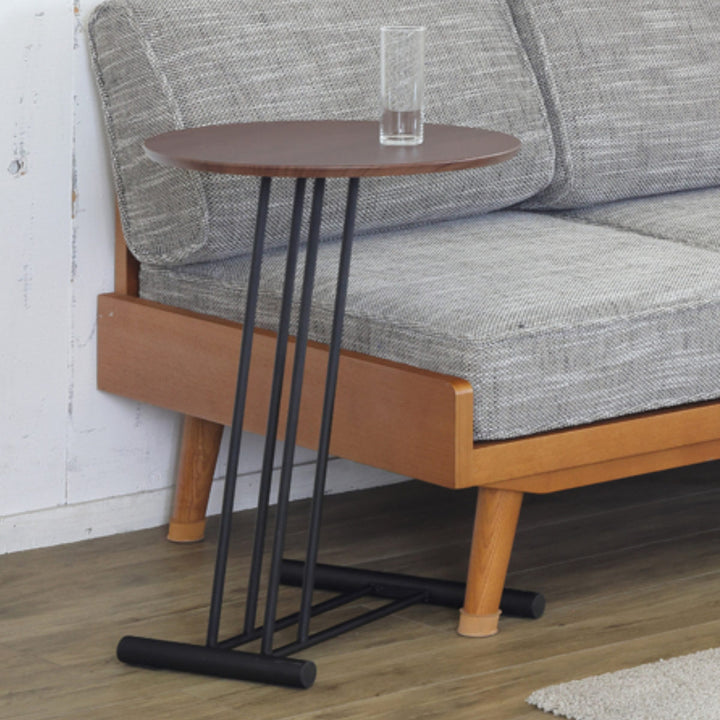 サイドテーブル高さ61.5cm円形CRANE