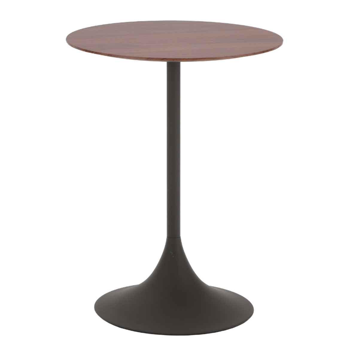ダークブラウン 円形サイドテーブル サイドテーブル 高さ64.5cm 円形 TRAM – ハウジー