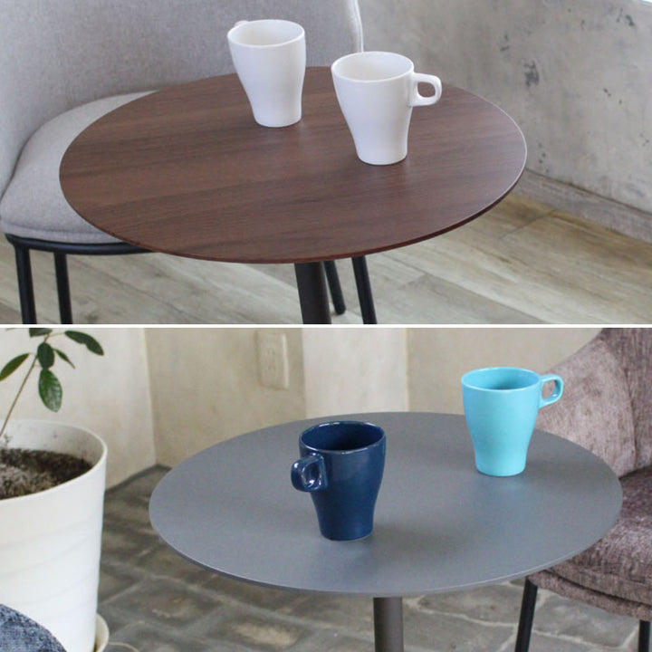 サイドテーブル高さ64.5cm円形TRAM