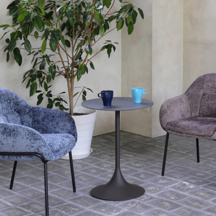 サイドテーブル高さ64.5cm円形TRAM