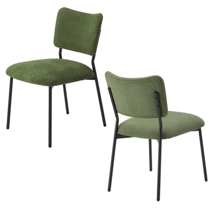 ダイニングチェア座面高43cmCORALファブリック