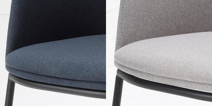 ダイニングチェア座面高44.5cmNAVE肘掛け付きファブリック