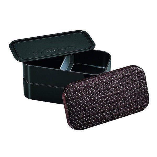 お弁当箱2段HAKOYAあじろ長角二段弁当L1000mlランチボックス