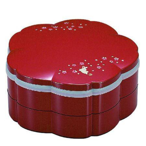 弁当箱ランチボックスHAKOYA桜型二段オードブル