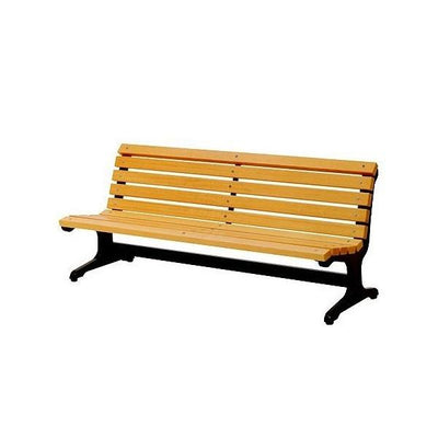 【法人限定】 業務用 屋内用木製ベンチ 肘なし 180cm 3～4人掛け