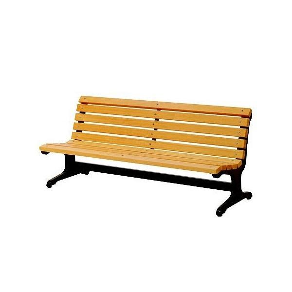 【法人限定】 業務用 屋内用木製ベンチ 肘なし 180cm 3～4人掛け