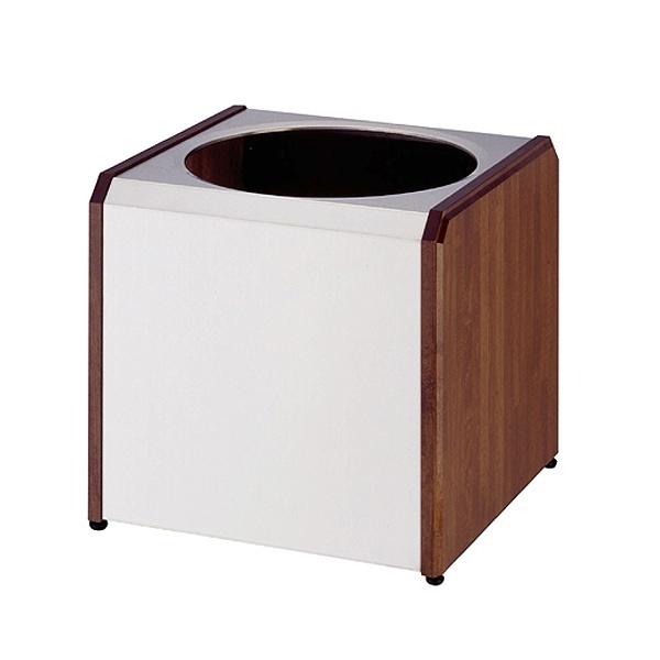 【法人限定】 プランター 45cm角 ステンレス/木製側板 屋内用