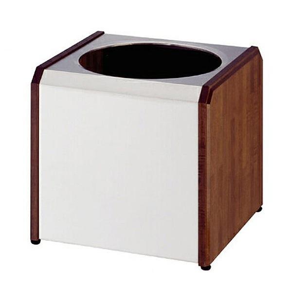 【法人限定】 プランター 50cm角 ステンレス/木製側板 屋内用