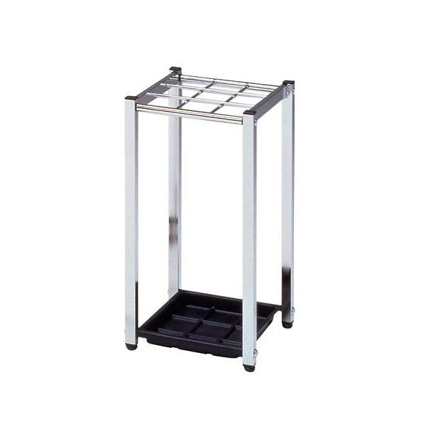 業務用傘立て レインスタンド ステンレス製 9本立