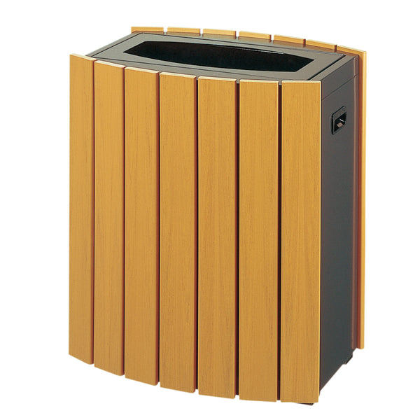 【法人限定】 業務用ゴミ箱 木調 クリンボックス 43L 長穴タイプ