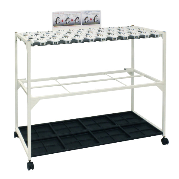 【法人限定】 傘立て 業務用 33本 ダイヤル錠 キャスター付 屋内用