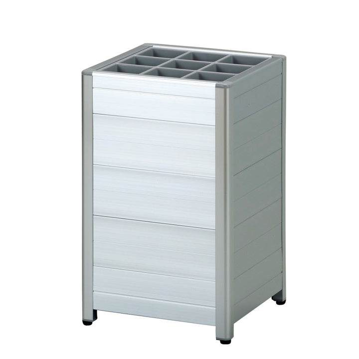 【法人限定】 業務用傘立て 9本立 アルミレインスタンドP