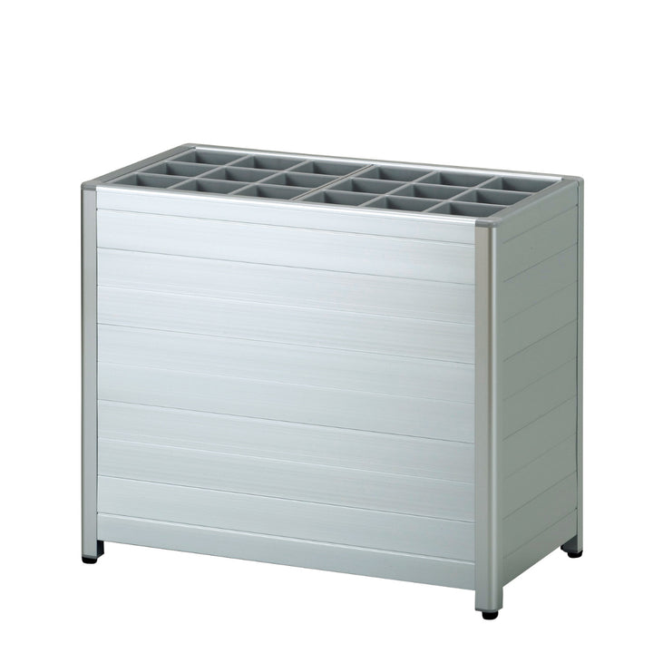 【法人限定】 業務用傘立て 18本立 アルミレインスタンドP