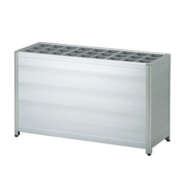 【法人限定】 業務用傘立て 27本立 アルミレインスタンドP